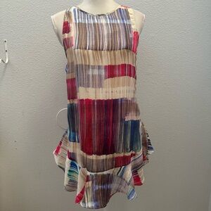 TRYB silk ruffle mini dress size 2